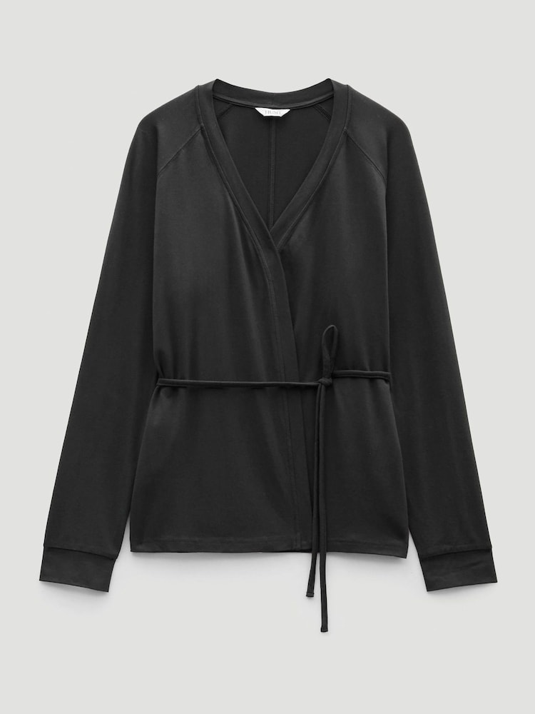 Hush Black Drapey Raglan Cardigan - Image 1 of 1 Hush Black Drapey Raglan Cardigan - Image 1 of 1