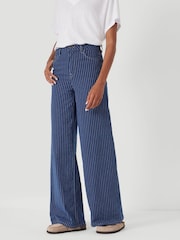 Hush Blue stripe Nessa Wide Leg Jeans - Image 2 of 6