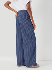 Hush Blue stripe Nessa Wide Leg Jeans - Image 3 of 6