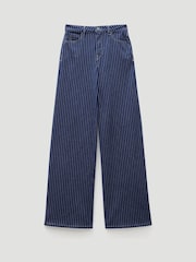 Hush Blue stripe Nessa Wide Leg Jeans - Image 6 of 6