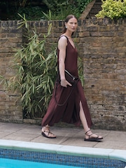 Hush Brown V-Neck Cami Top - Image 1 of 1