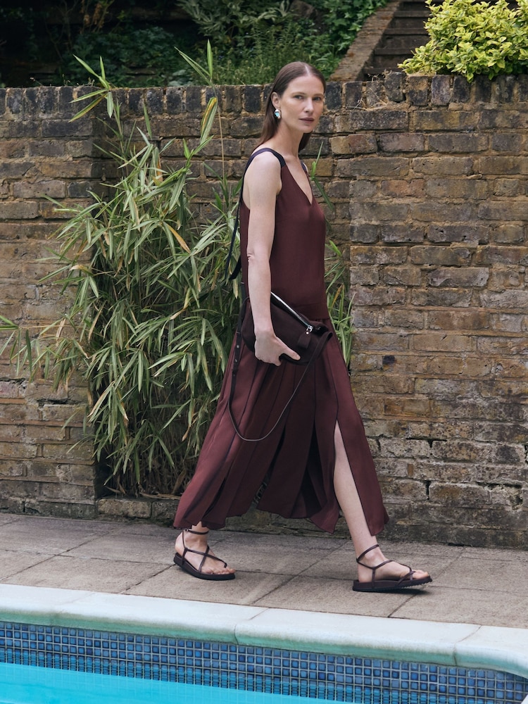 Hush Brown V-Neck Cami Top - Image 1 of 1
