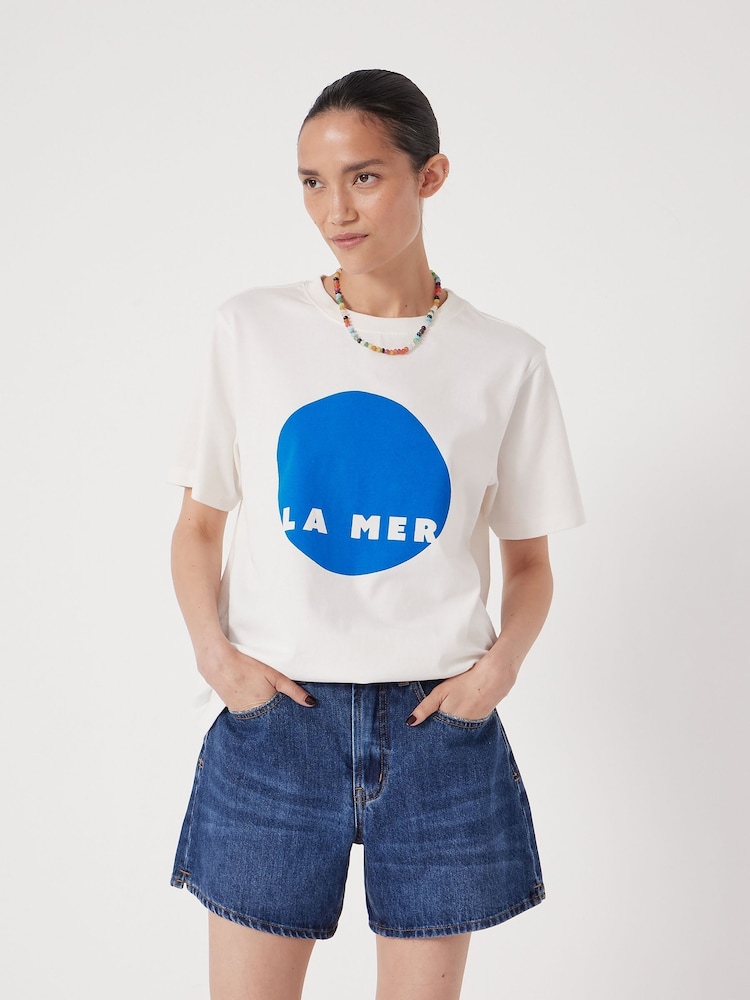 Hush La Mer Graphic Print Cotton T-Shirt - Imagem 1 de 6