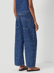 Hush Blue Cropped Bree Barrel Leg Jeans - Image 3 of 8