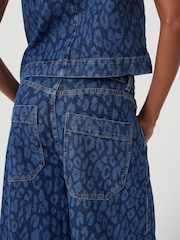Hush Blue Cropped Bree Barrel Leg Jeans - Image 5 of 8