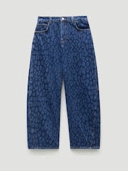 Hush Blue Cropped Bree Barrel Leg Jeans - Image 8 of 8