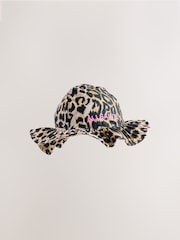 smALLSAINTS Leopard Logo Younger Swim Hat - Image 1 of 3