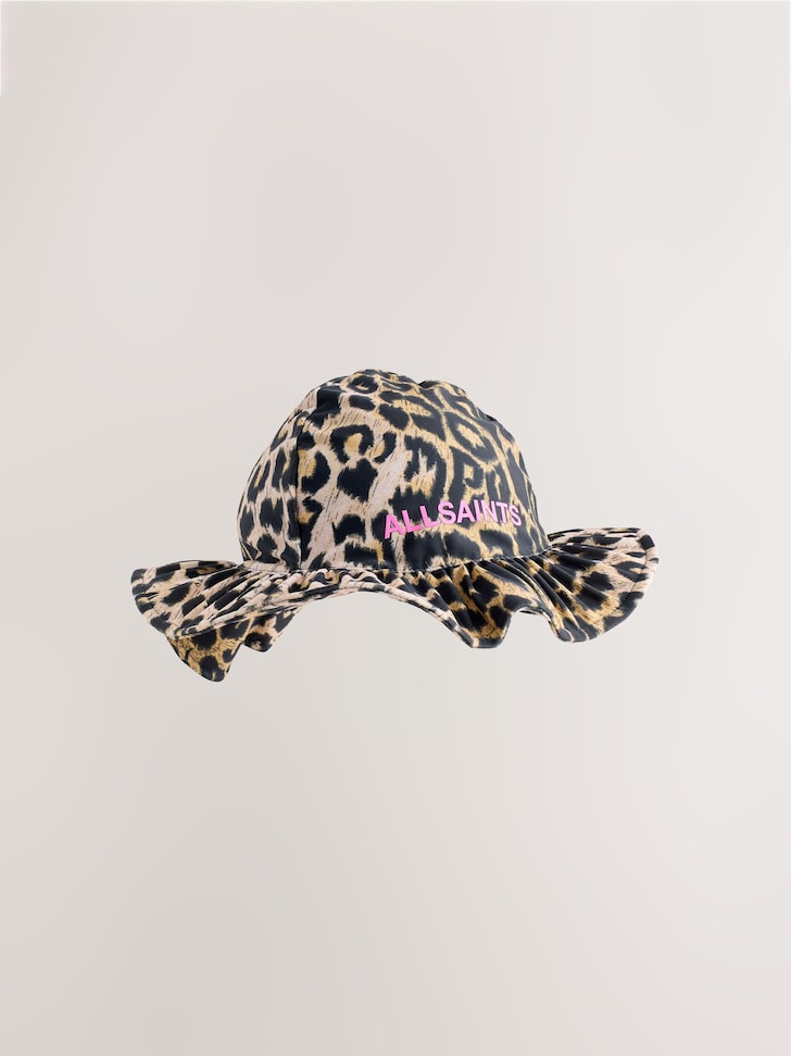 smALLSAINTS Leopard Logo Younger Swim Hat