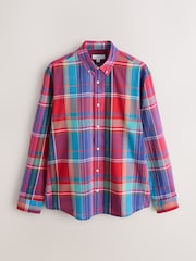 Red Madras Check Long Sleeve Shirt - Image 5 of 7