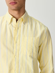 Yellow Stripe Oxford Long Sleeve Shirt - Image 5 of 8
