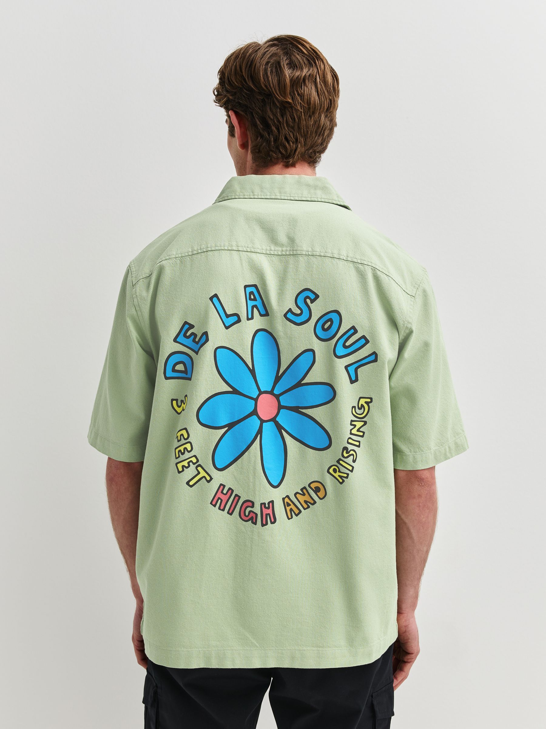 Buy Green De La Soul Print Short Sleeve Shirt from Next USA