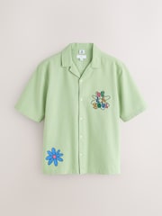 Green De La Soul Print Short Sleeve Shirt - Image 7 of 10