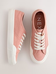 Pink Forever Comfort® Canvas Baseball Trainers - Image 1 of 5