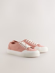 Pink Forever Comfort® Canvas Baseball Trainers - Image 2 of 5