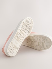 Pink Forever Comfort® Canvas Baseball Trainers - Image 4 of 5