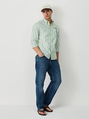 Green Stripe Oxford Long Sleeve Shirt - Image 2 of 8