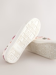 Floral Forever Comfort® Canvas Baseball Trainers - Image 4 of 6
