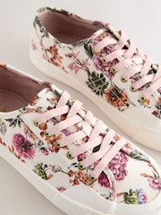 Floral Forever Comfort® Canvas Baseball Trainers - Image 6 of 6