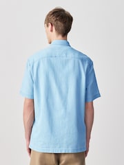 מולבן - Denim Pocket Short Sleeve Shirt - תמונה 3 מתוך 8