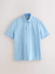 מולבן - Denim Pocket Short Sleeve Shirt - תמונה 6 מתוך 8