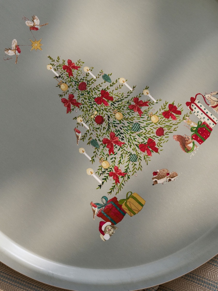 Sophie Allport Cosy Christmas Circular Serving Tray - Bild 2 von 4