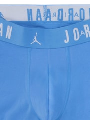 Jordan Blue Mens Flight Cotton Trunks 3-Pack - Image 9 of 10