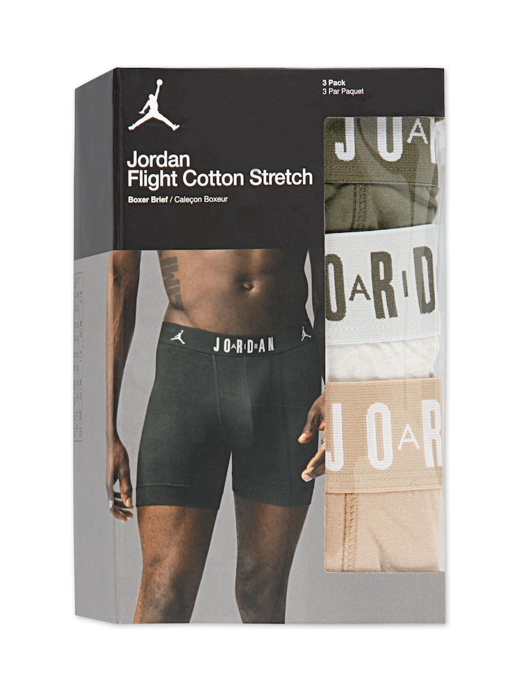 Jordan JHM Flight Cotton Core 3 Pack Boxers - Image 3 of 3