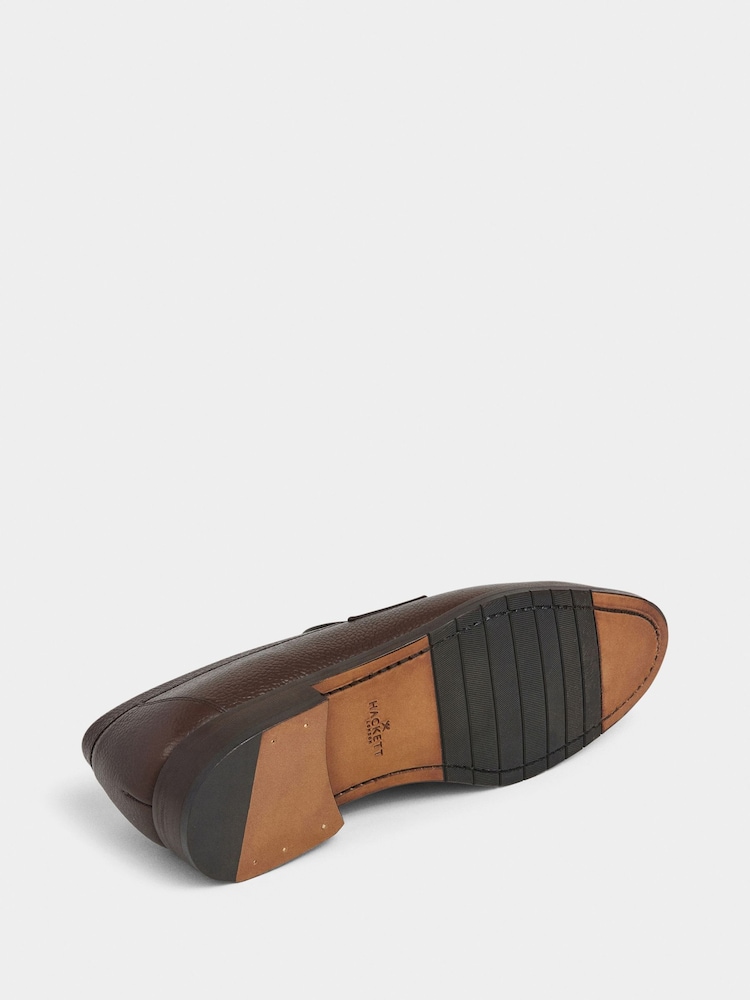 Hackett Walter Leather Brown Loafers - Image 6 of 6 Hackett Walter Leather Brown Loafers - Image 6 of 6