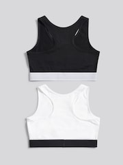 Juicy Couture Black Juicy Crop Top 2 Pack Hanging - Image 2 of 3