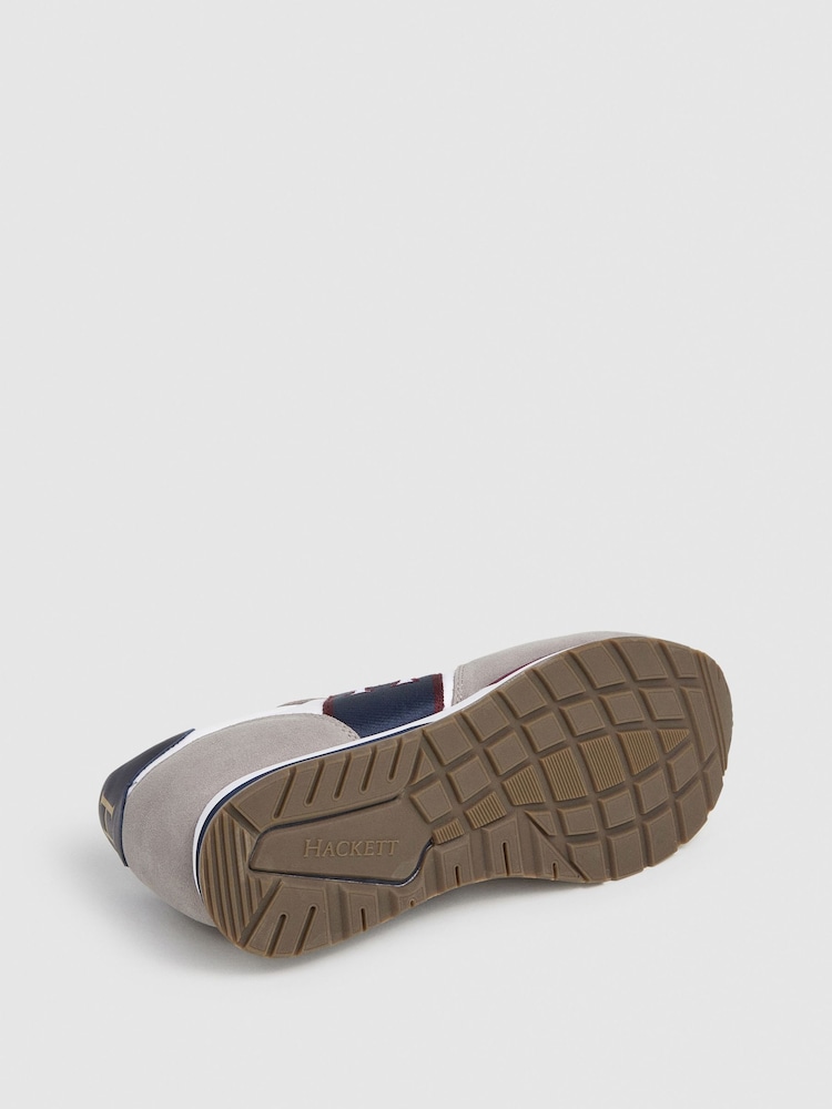 Hackett Grey Keston Tape Trainers - Image 6 of 6 Hackett Grey Keston Tape Trainers - Image 6 of 6