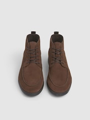 Hackett Martin Explorer Suede Lace Up Brown Boots - Image 3 of 6