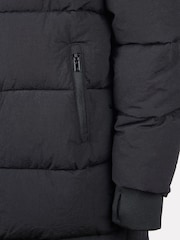 New Balance Black Wide Baffle Puffer Coat - Image 5 of 6