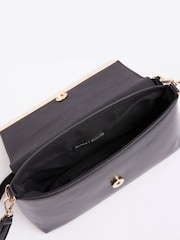 River Island Black Bar Front Clutch Bag - Image 6 of 6