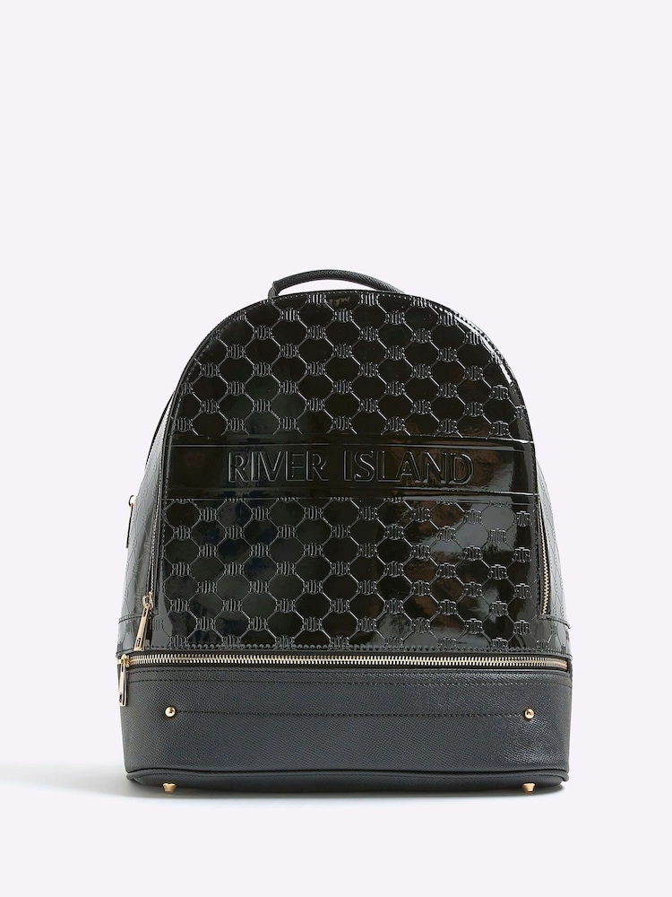 River Island Embossed Logo Backpack - صورة 2 من 6 River Island Embossed Logo Backpack - صورة 2 من 6