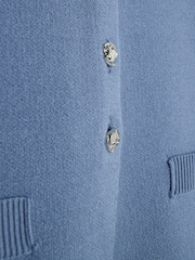 River Island Blue Button up Cardigan - Image 7 of 7