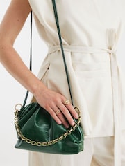 River Island Green Ruched Cross-Body Bag - Image 6 of 6