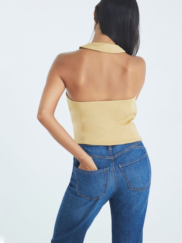 River Island Blue Petite Mom Sculpt Jeans - Image 2 of 4