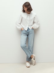 White Floral Forever Comfort®? Slim Sole Embroidered Trainers - Image 3 of 7