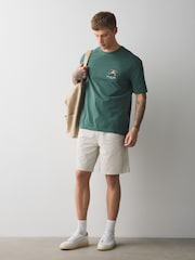 Green Dunlop Tennis Regular Fit Sports Graphic Licence T-Shirt - Image 3 of 9