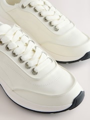 أبيض - حذاء رياضي برباط بكعب عريض من Forever Comfort® - Image 4 of 5