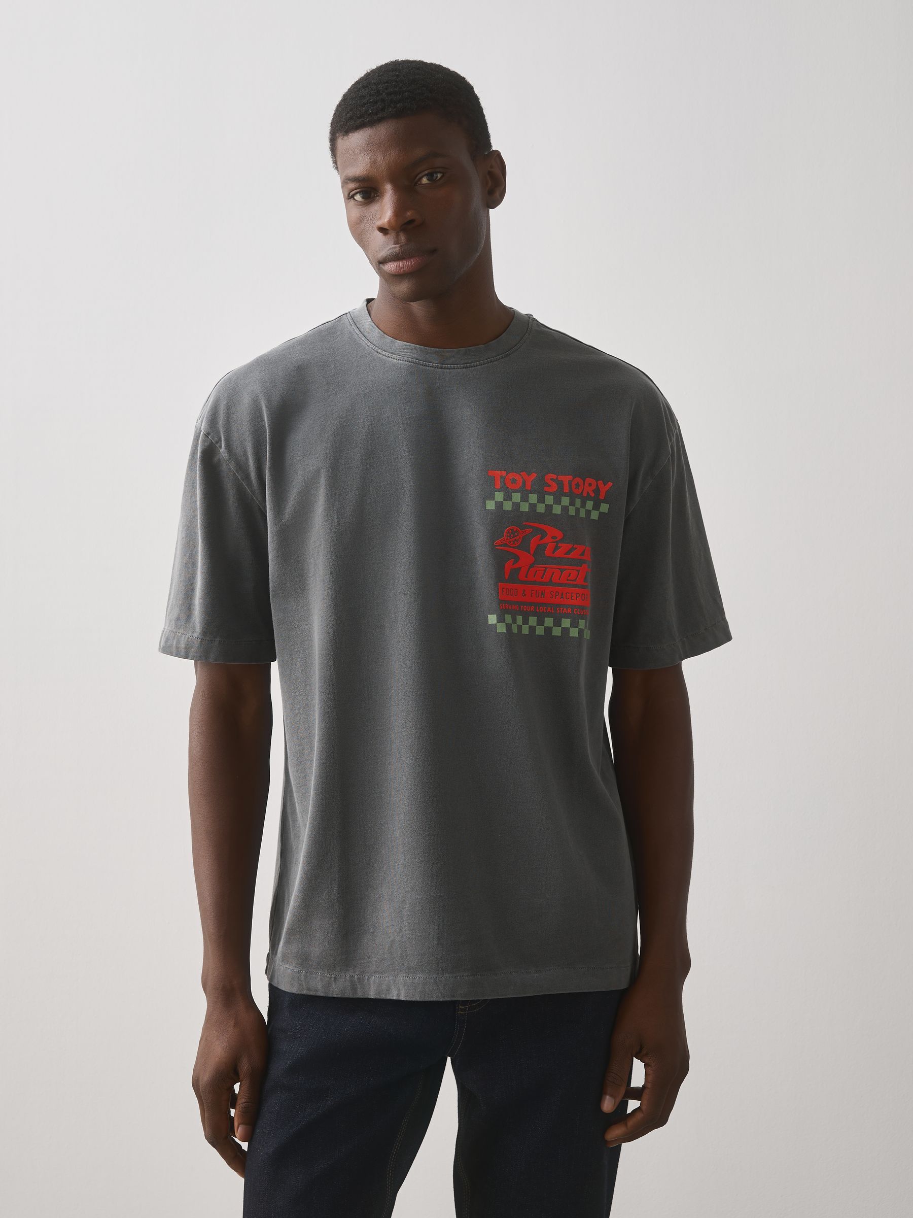 Buy Grey Toy Story Relaxed Fit T-Shirt from Next USA