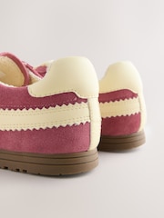 Pink Forever Comfort® Suede Slimline Panelled Lace Up Trainers - Image 5 of 9