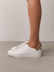 Alb - Ghete sport Forever Comfort® din piele cu șiret - Imaginea 5 din 10