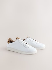 Alb - Ghete sport Forever Comfort® din piele cu șiret - Imaginea 7 din 10