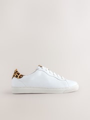 Alb - Ghete sport Forever Comfort® din piele cu șiret - Imaginea 8 din 10