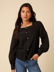 Nobodys Child Black Chessie Top - Image 1 of 5