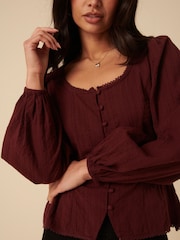 Nobodys Child Red Edie Top - Image 4 of 4