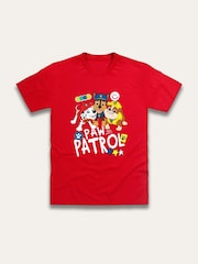 Brand Threads Red Paw Patrol Print T-Shirt - Image 1 of 1