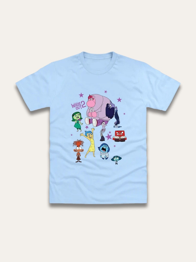 Brand Threads Blue Inside Out 2 Print T-Shirt - Image 1 of 1 Brand Threads Blue Inside Out 2 Print T-Shirt - Image 1 of 1