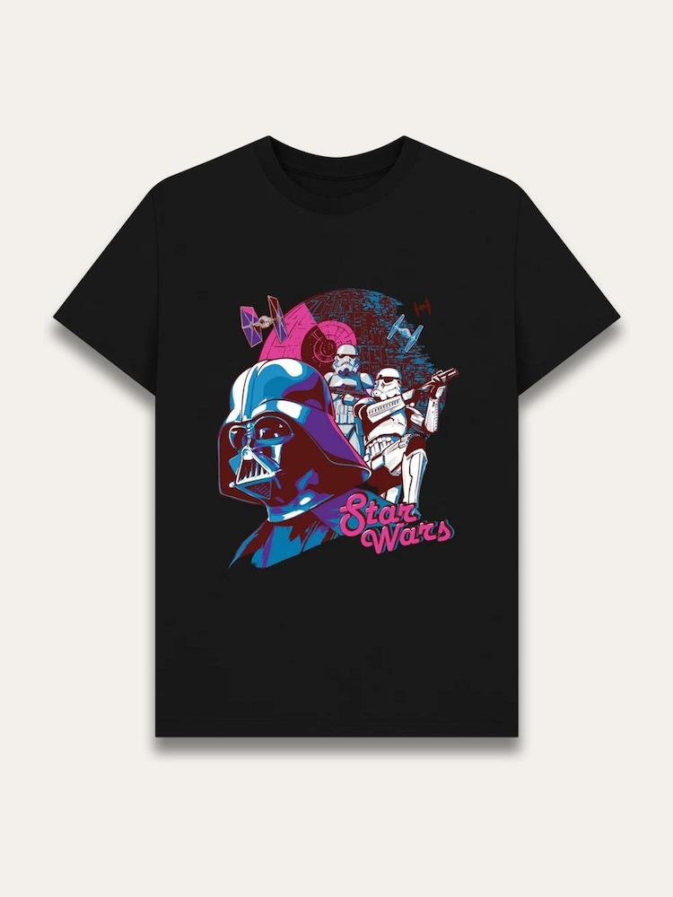 Brand Threads Black Star Wars Logo T-Shirt - Image 1 of 1
